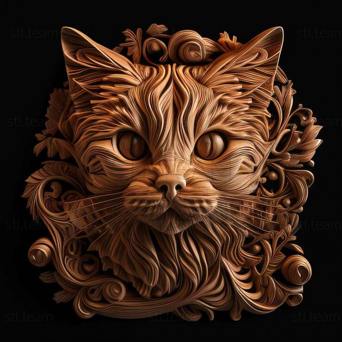 3D model cat (STL)